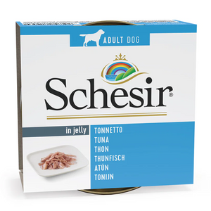 Schesir Dog Wet Food in Jelly Can-Tuna 150g [MOQ:10pcs]