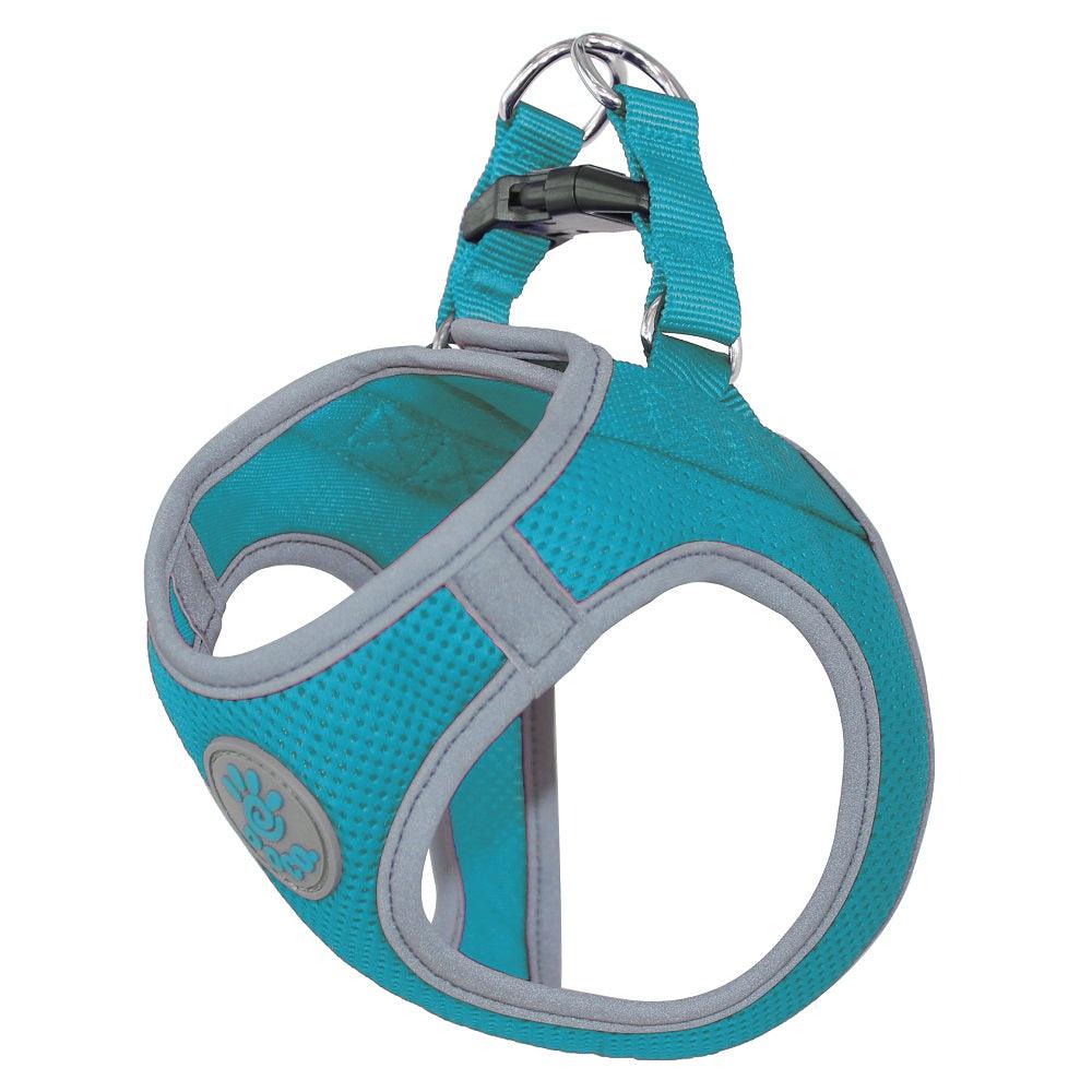 DOCO® Athletica QUICK FIT Reflective Harness XX.Small-30-34cm / 1-2kg-Turquoise