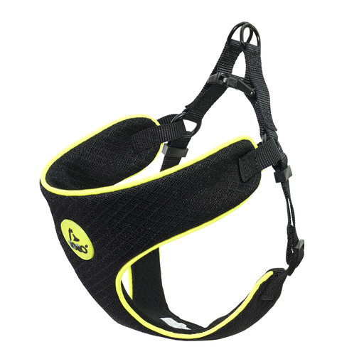 DOCO® Reflective Chest Plate Mesh Free- Walking Harness X.Small-44 x 40-44cm-Black