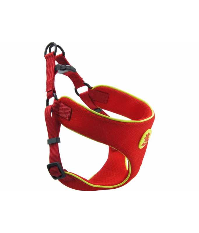 DOCO® Reflective Chest Plate Mesh Free-Walking Harness (DCA309)[Color - Maroon, Size - M]