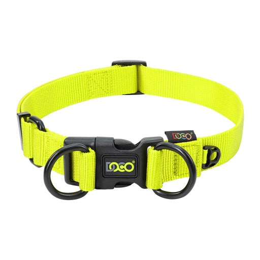 DOCO Double D (DD) - Ring Nylon Collar (DCS005)[Color - Green, Size - L]