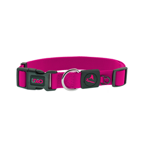 DOCO Signature Nylon Collar (DCSN002)[Color - Pink, Size - XL]