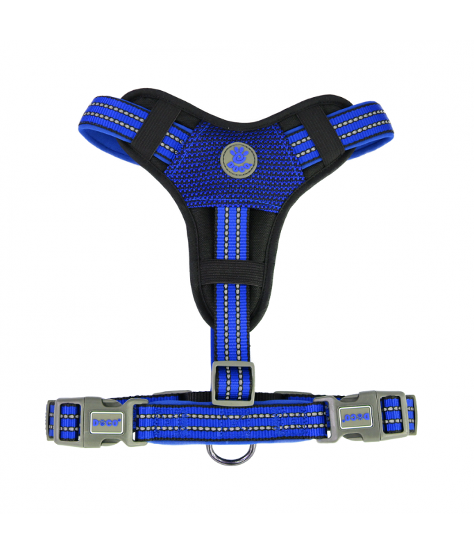 DOCO® VARIO Chest Plate Harness w/Neoprene (DCV206)[Color - Blue, Size - M]