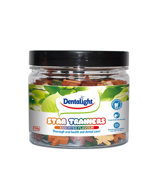 Dentalight Star trainers For Dog -  Assorted flavour 150g