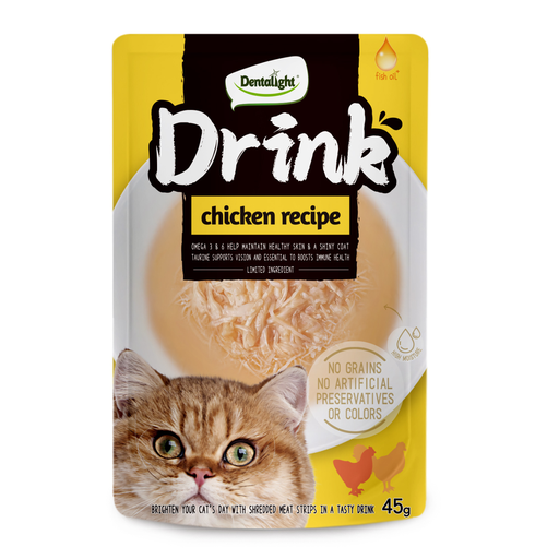 Dentalight Cat Drink-Chicken 45g