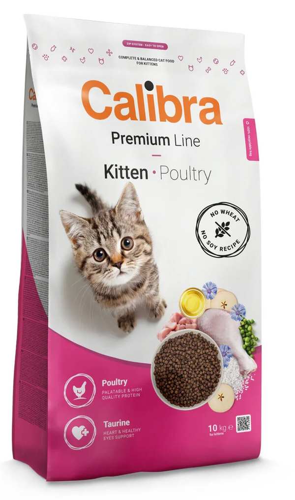 Calibra Cat Premium Line Kitten Poultry 10kg