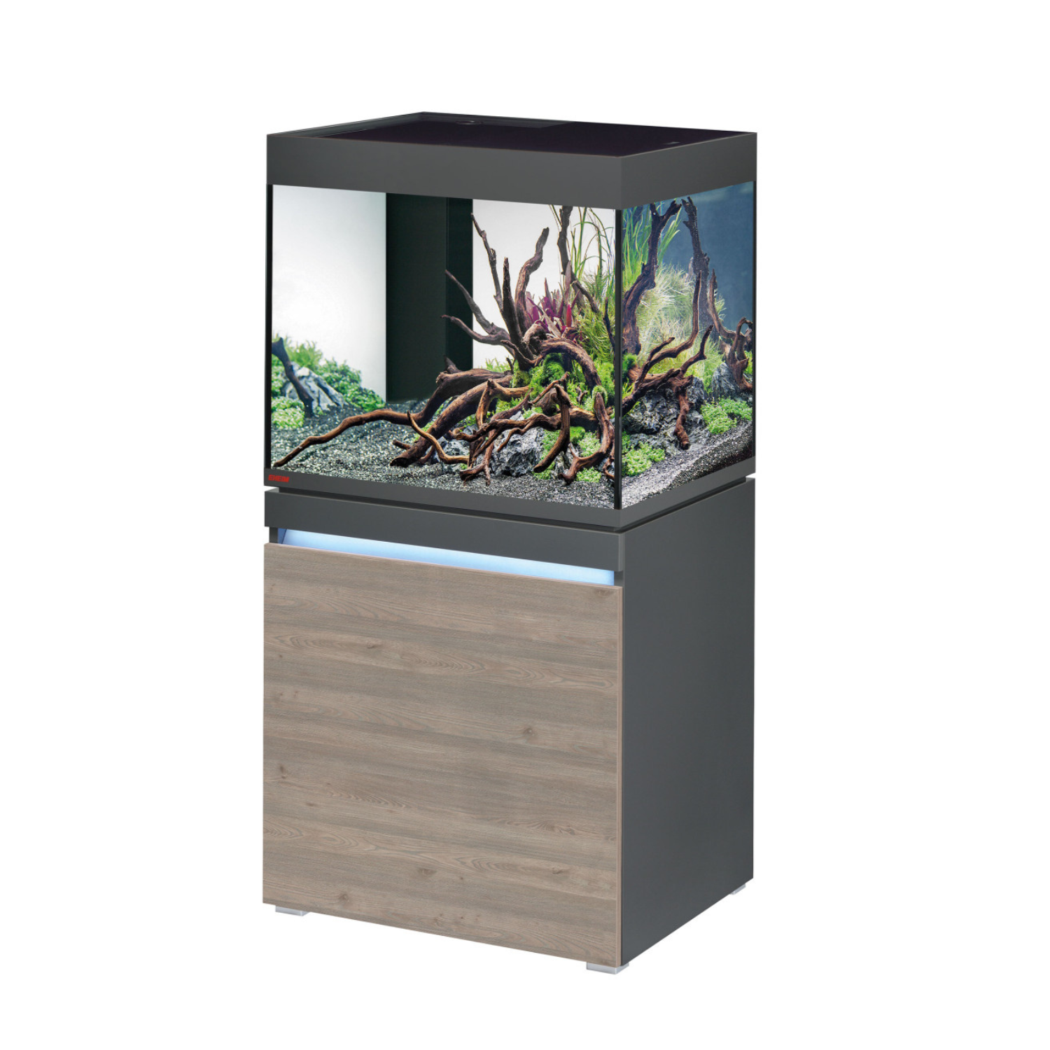 EHEIM incpiria 230 graphit/rustic oak UK 230Ltr -[70Lx60Hx65W cm]
