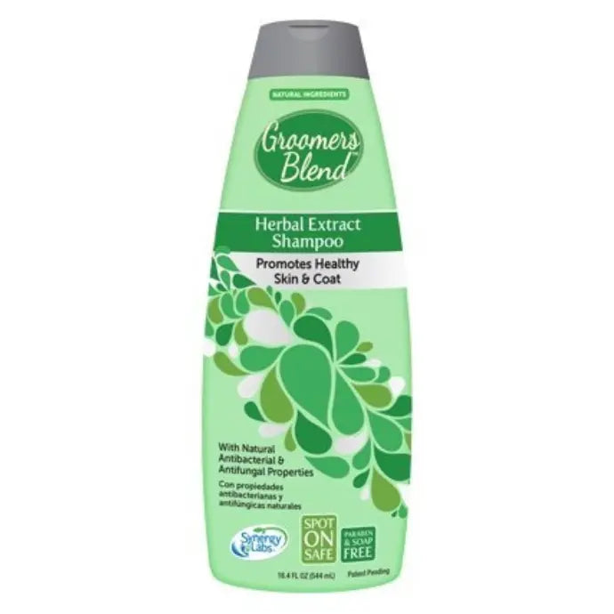 Synergy Labs Groomers Blend Herbal Extract Dog/Cat Shampoo  544ml[Volume - 544ml]