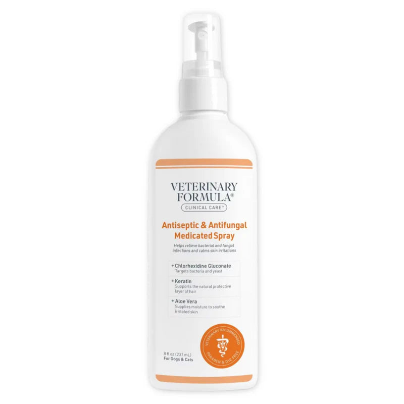 Synergy Labs Veterinary Formula Clinical Care Antiseptic & Antifungal Spray For Dogs & Cats 236ml[Volume - 236ml]