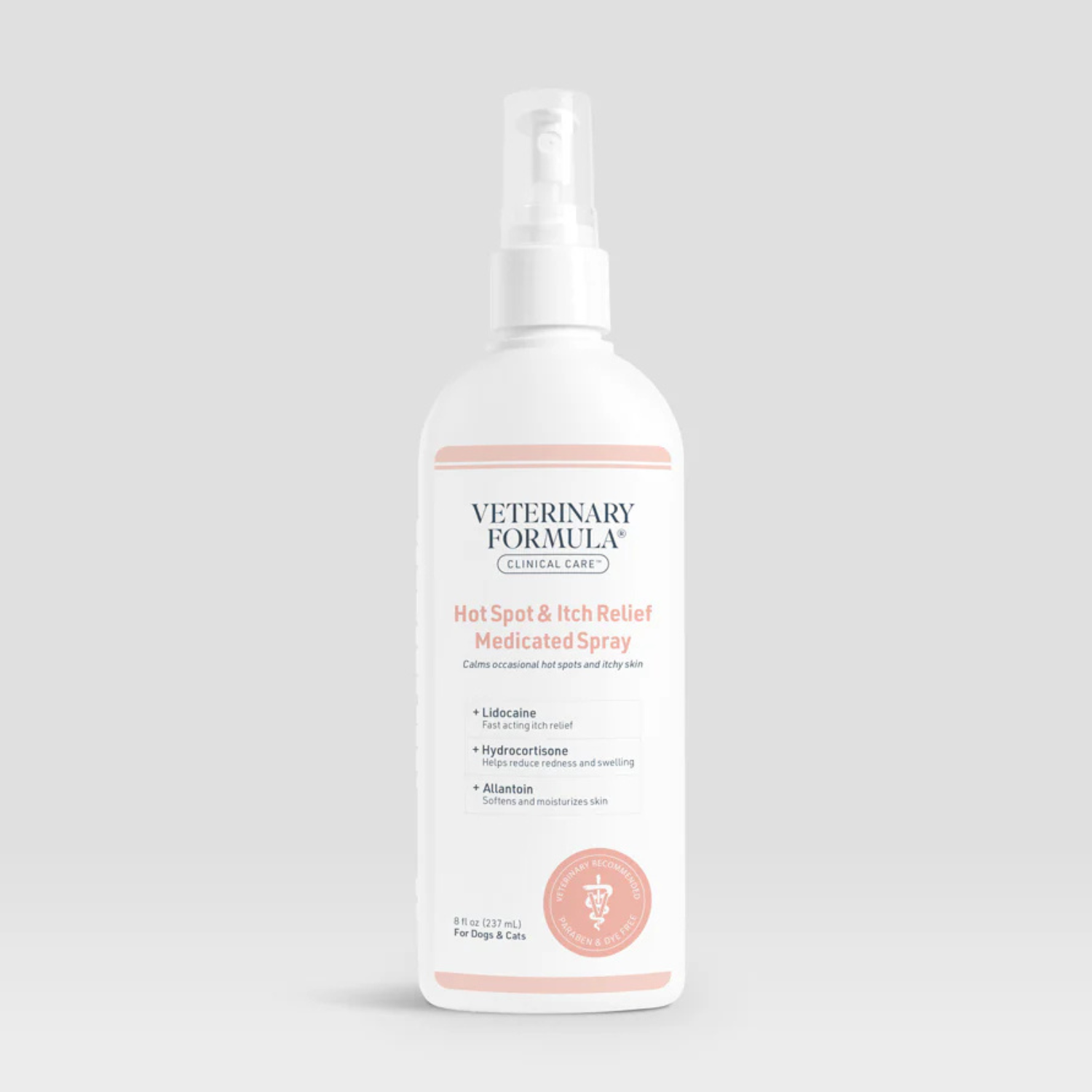 Synergy Labs Veterinary Formula Clinical Care Hot Spot & Itch Relief Medicated Spray 236ml For Dogs & Cats[Volume - 236ml]