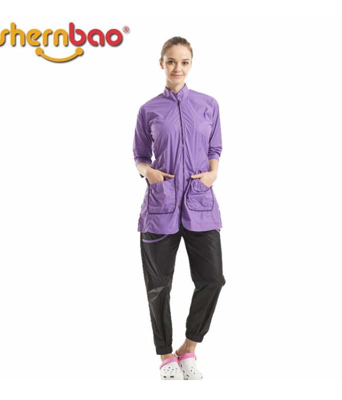 Shernbao Professional Grooming Apparel-GA-06[Color - Purple, Size - XXL]