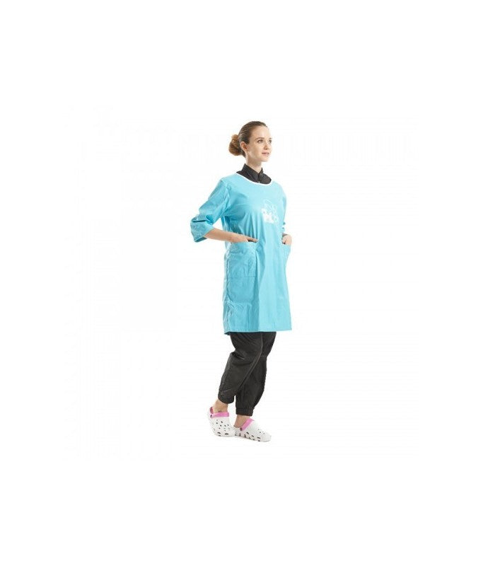 Shernbao Professional Grooming Apparel With Super Waterproof -GA-21[Color - Blue, Size - M]