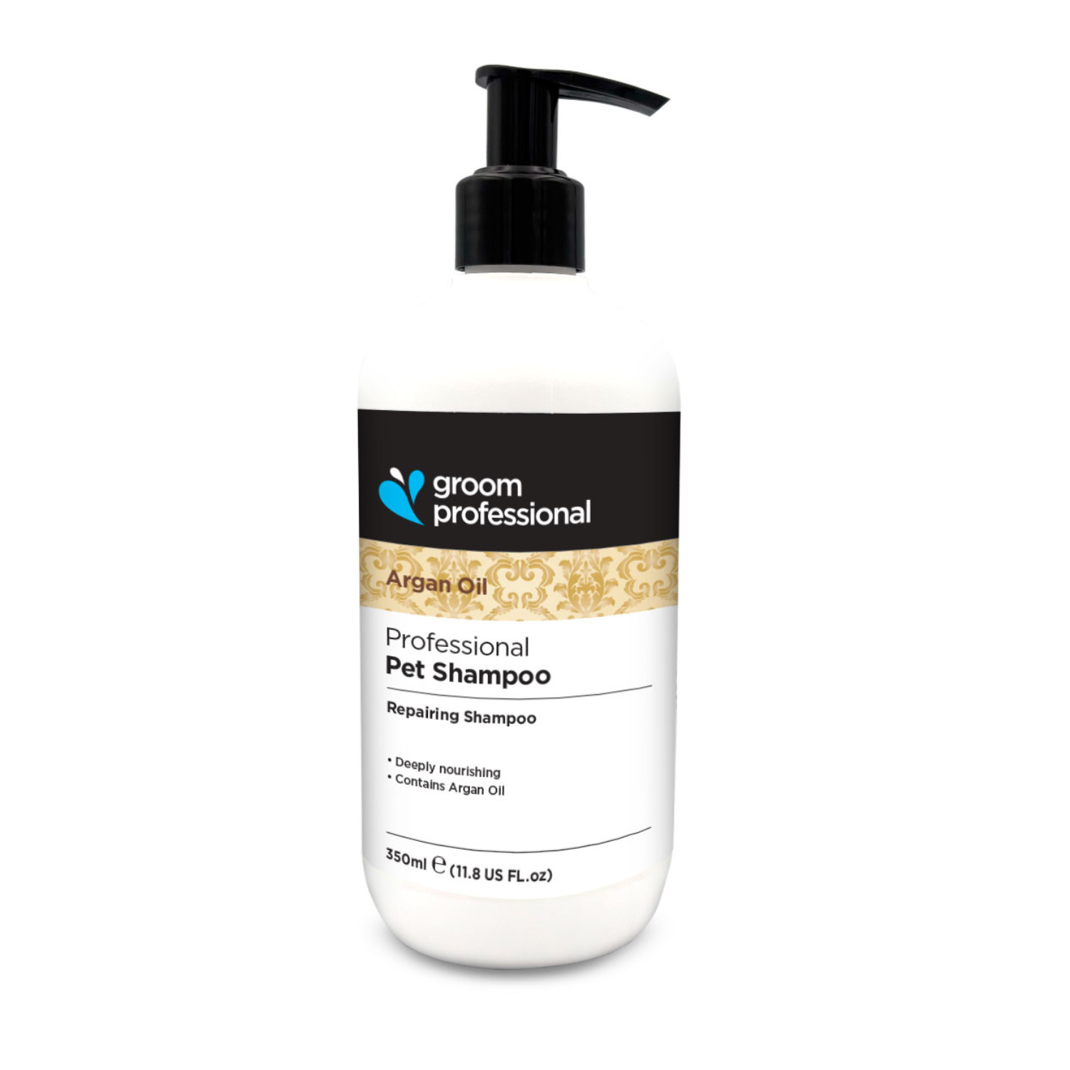 Groom Professional Argan Oil Shampoo[Repairing]- 350 ml