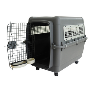 Pet Mode Plastic Transporter With Wheels 90x60x70cm [HC032-L90]-IATA Approved