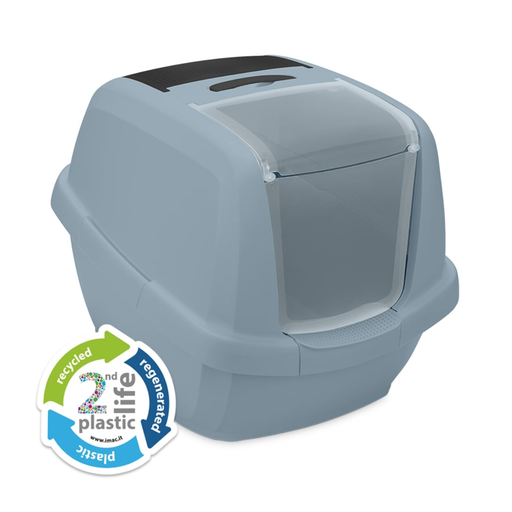 Imac – Maddy 2nd Life-Hooded Cat Toilet-Blue (65×47.5×47.5cm)
