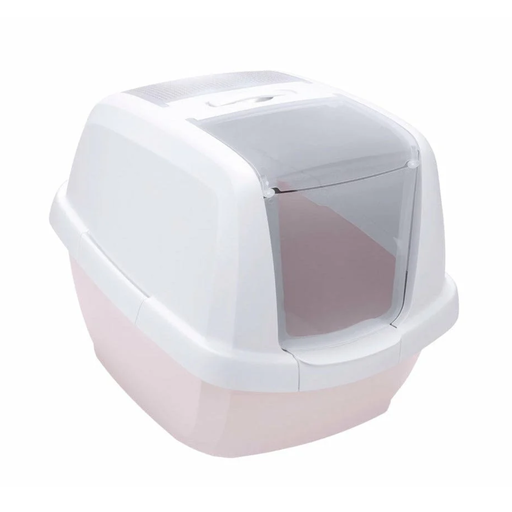 Imac Maddy Hooded Cat Toilet- Pink-White 62x49.5x47.5cm