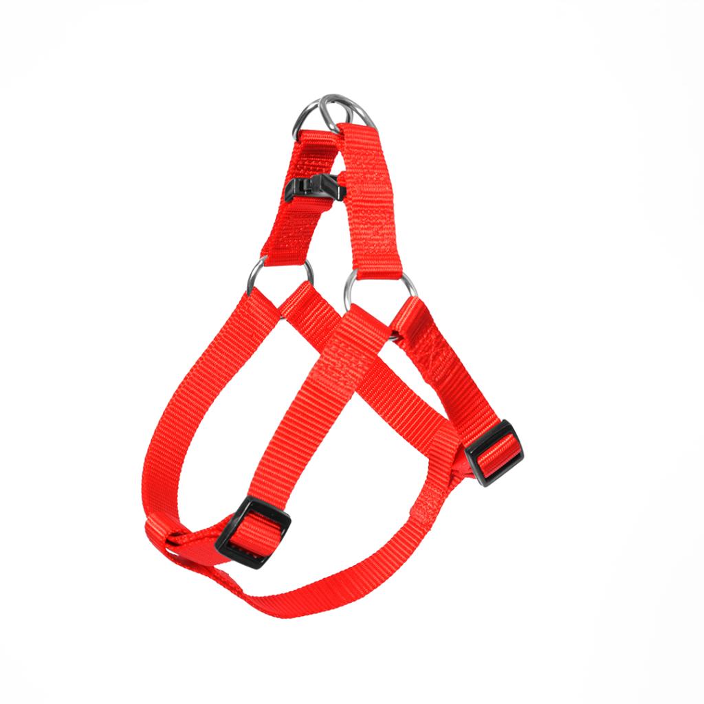 Duvo+ Nylon Step In Harness, Red[Dimension - 40-50cm x 15mm]