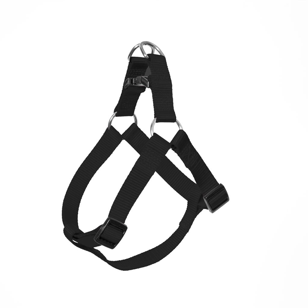 Duvo+ Nylon Step In Harness, Black[Dimension - 50-65cm x 20mm]