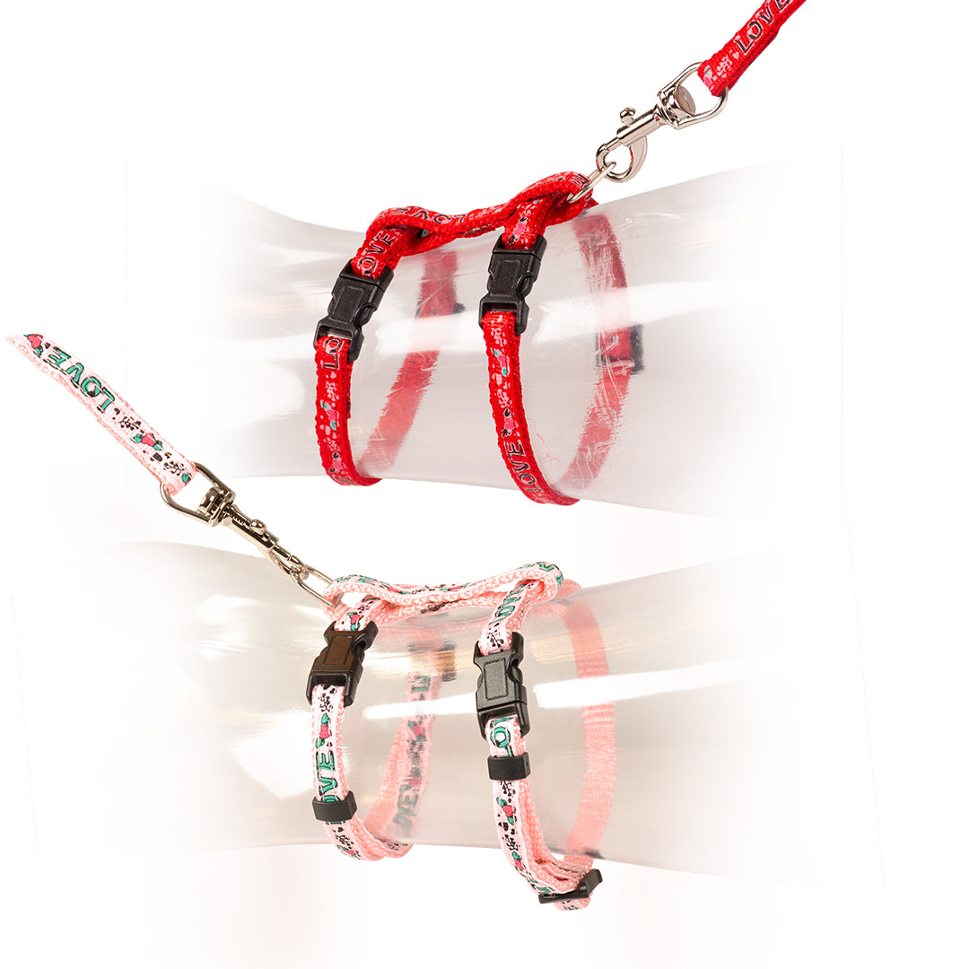 Duvo+ Kitten Walking Set Love 15-25cm / 8mm-125cm