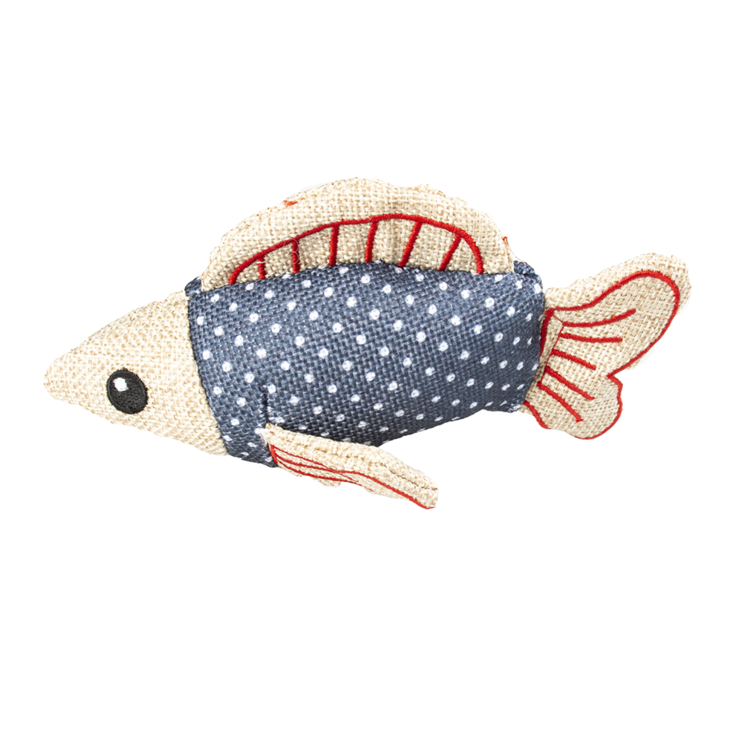 Duvo+ Cat Toy Retro Blue Shark Blue - 15x7,5x4,5cm[Color - Blue, Dimension - 15x7.5x4.5cm]