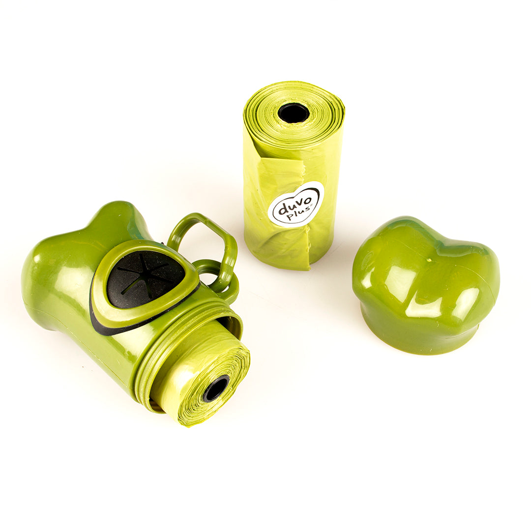 Duvo+ Poo Bag Dispenser Bone Eco 2X20St Green