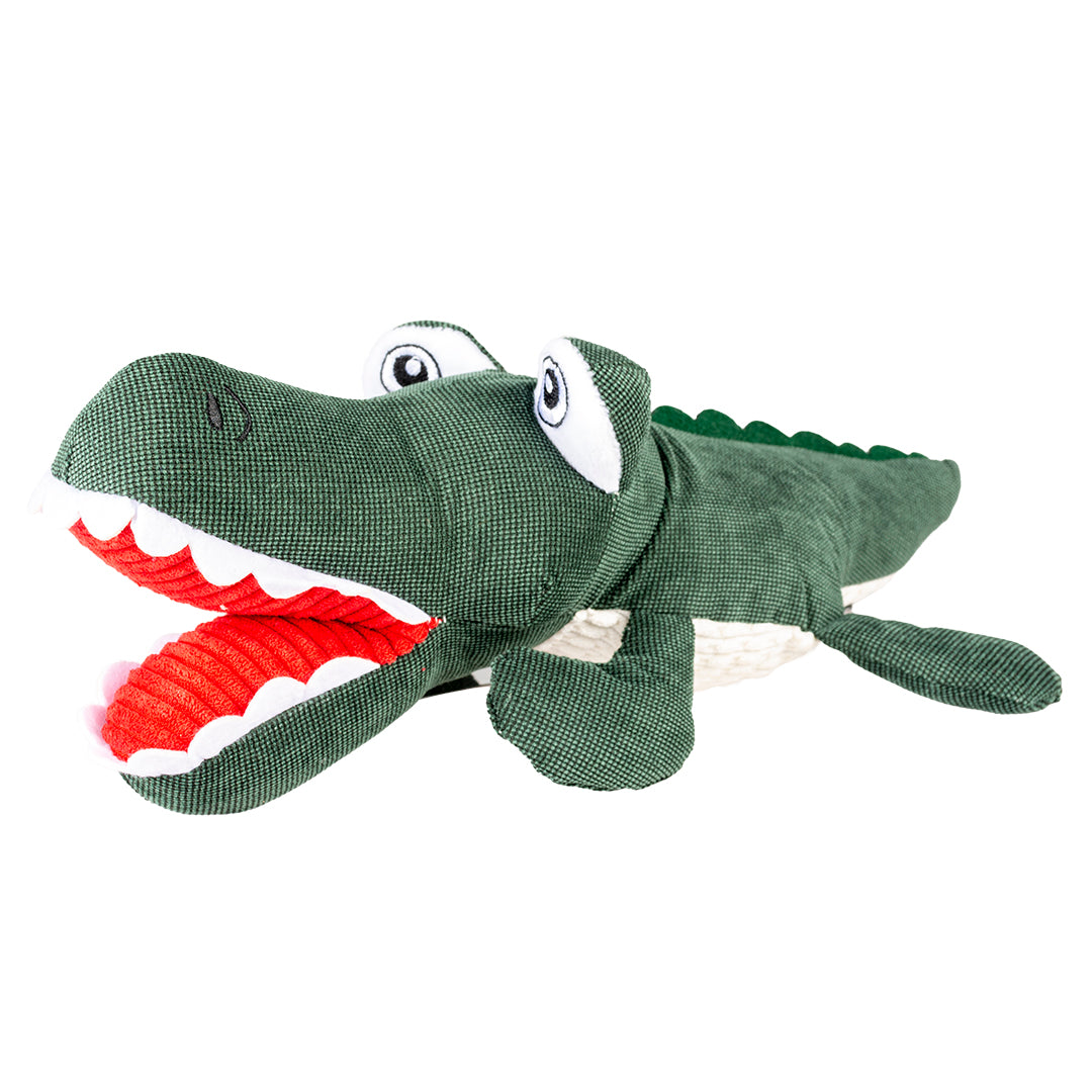 Duvo+ Plush Alligator Jaw M - 34X10X11,3Cm Green/White