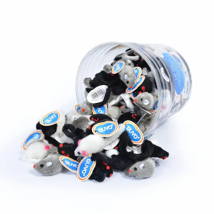 Duvo Plush Mice - Cat Toy (Minimum order 120pcs)