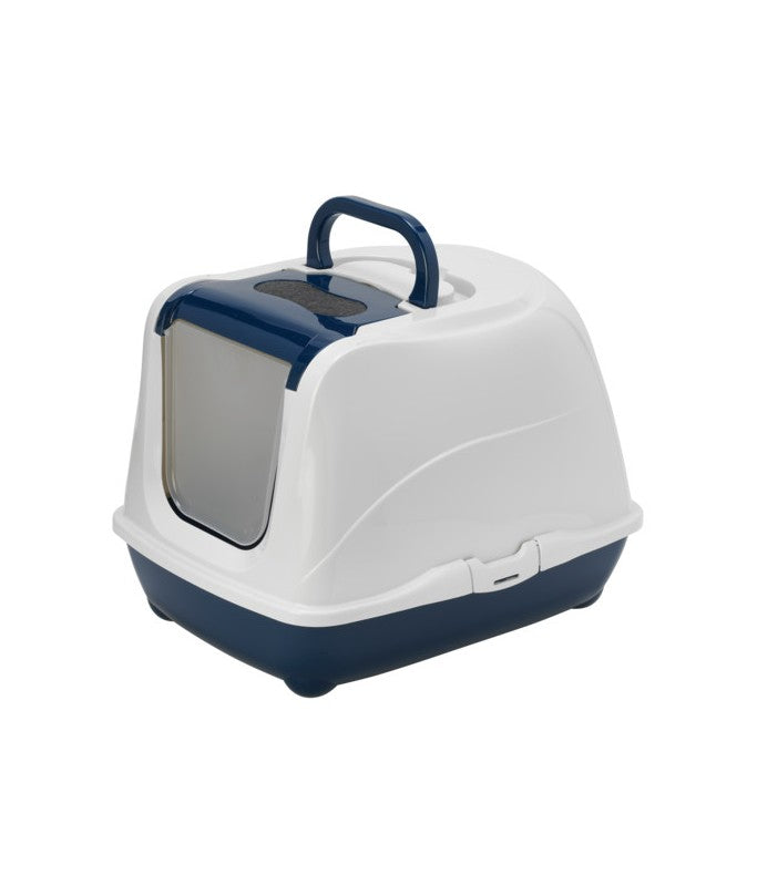 Moderna Flip Cat-Litter Box[Color - Blue, Size - L]