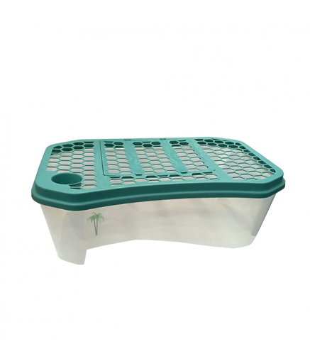 Nomoypet Open Turtle Tank with Lid (NX-11) - 74x43x23cm [Color - White]