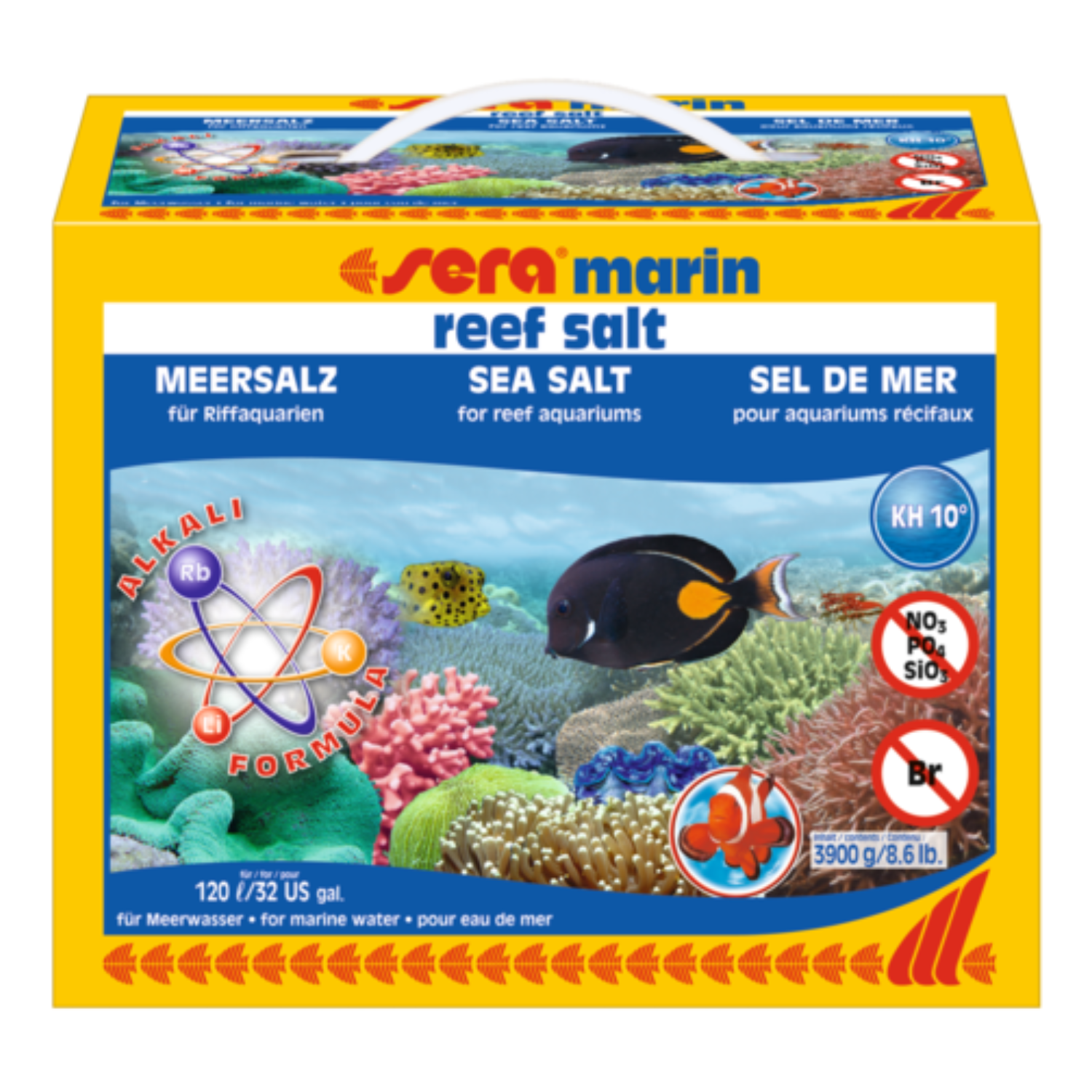 Sera Marine Reef Salt[Weight - 3.9kg]