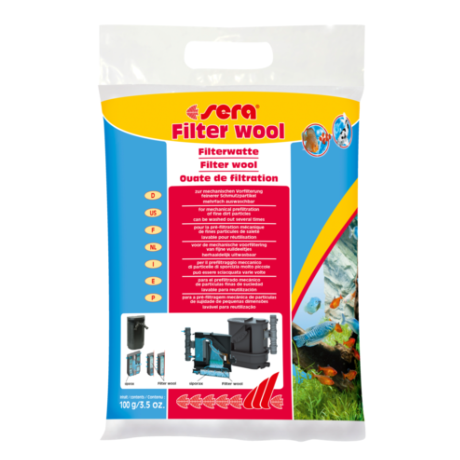 Sera FilterWool[Weight - 100g]