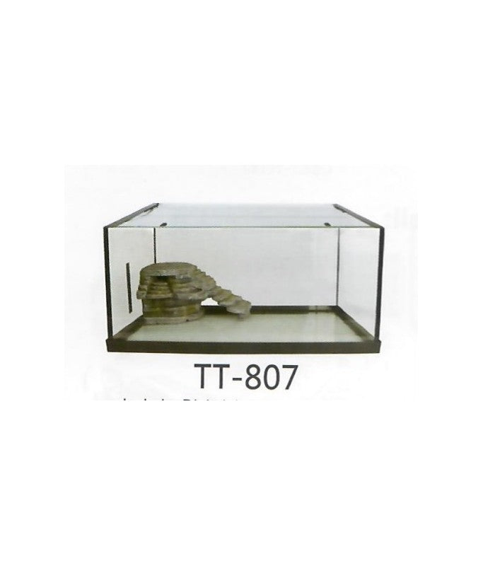 KW Zone Glass Turtle Tank With RL 101[Dimension - 65 x 27 x 31cm, Model - TT807]