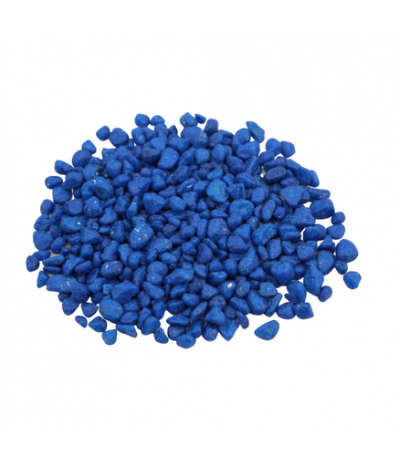 Natural Color Aquarium Colored Stone -Blue, 5-8mm (10kg/Bag)