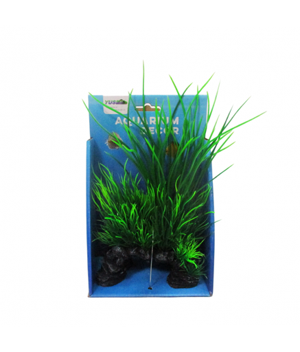 Yusee Aquarium Decoration - Artificial Plant - YS-232401 (H:20cm)