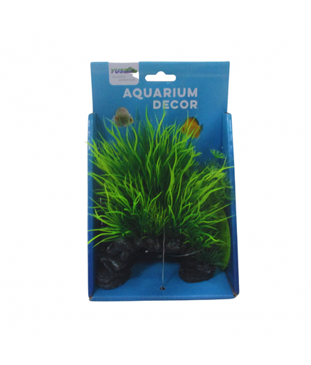 Yusee Aquarium Decoration - Artificial Plant - YS-232402 (H:20cm)