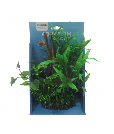 Yusee Aquarium Decoration - Artificial Plant - YS-232701 (H:18cm)
