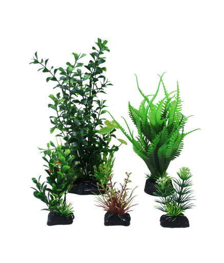 Yusee Aquarium Decorations - Artificial Plant - YS-2670314 (H:25cm)