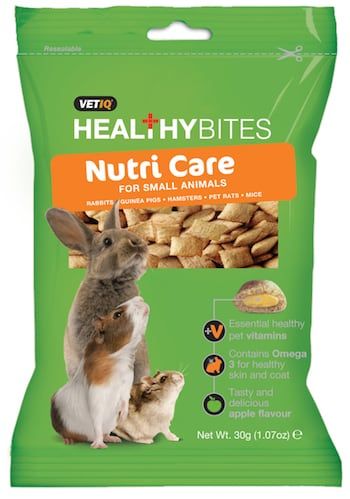 VetiQ Healthy Bites Nutri Care Small Animal Treats 30g - 30g
