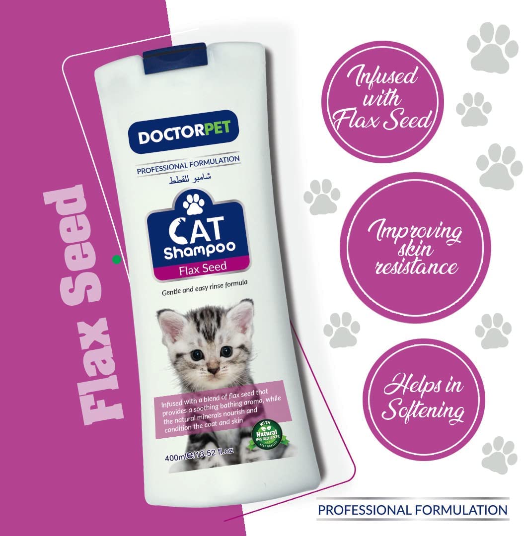 Cat Shampoo Flax Seed 400ML