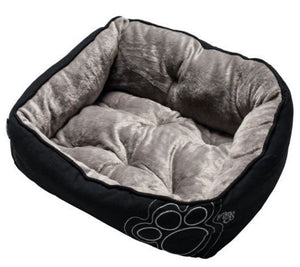 Rogz Luna Podz Black Paw Dog Bed - BLACK PAW M