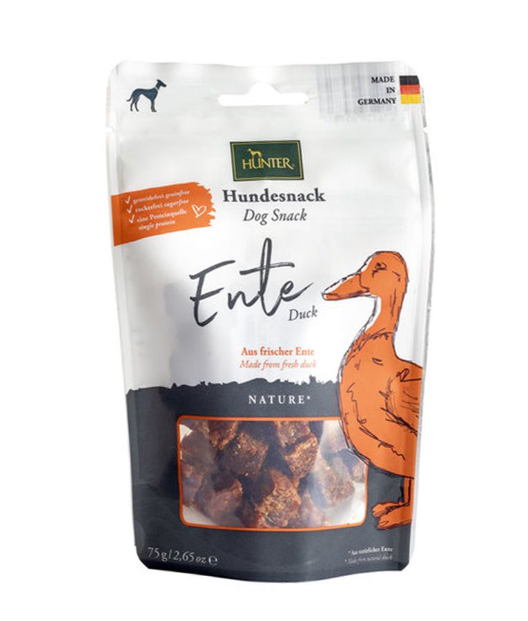 Hunter Snack Ente Duck Dog Treats 75g - 75g