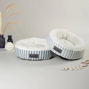 Scruffs Coastal Cat Bed - Blue Small