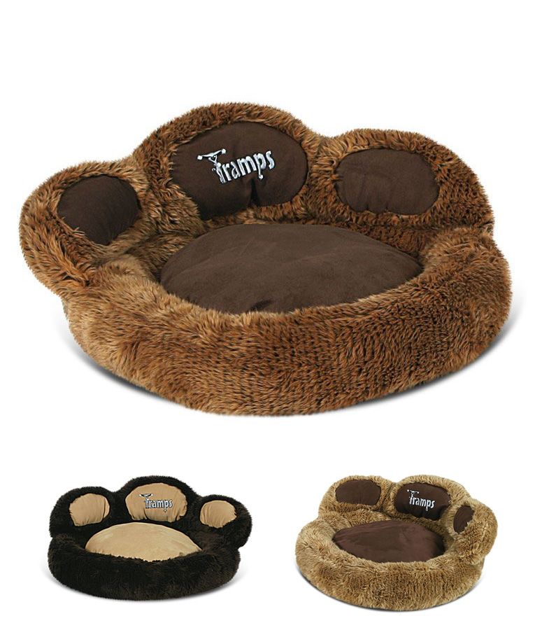 Scruffs Tramps Paw Cat Bed - GRIZZLY