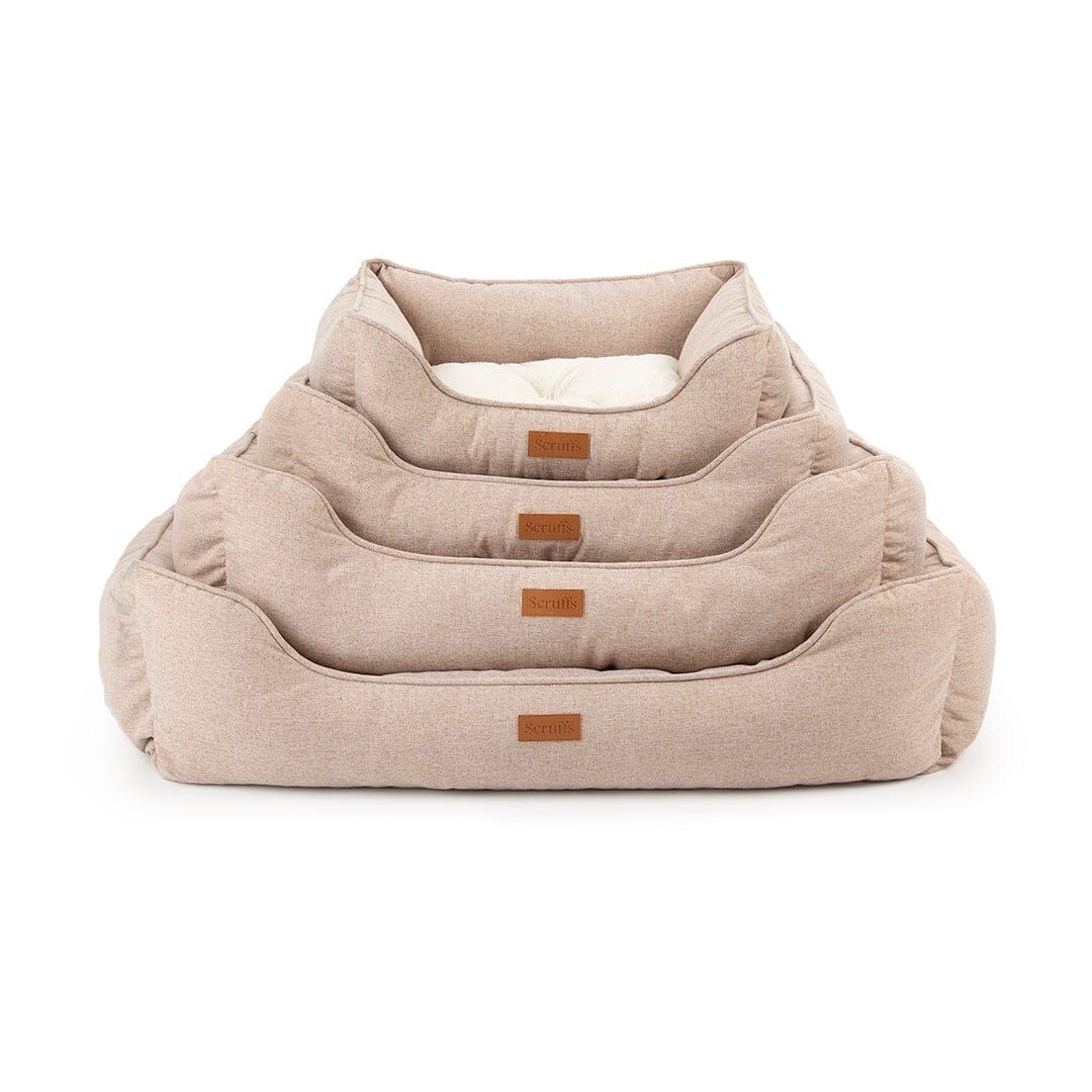 Scruffs Harmony Box Dog Bed - Tan Medium