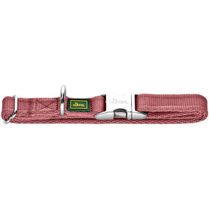 Hunter Inari Vario Basic Alu-Strong Dog Collar - Pastel Red Medium