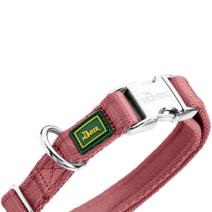 Hunter Inari Vario Basic Alu-Strong Dog Collar - Pastel Red Medium