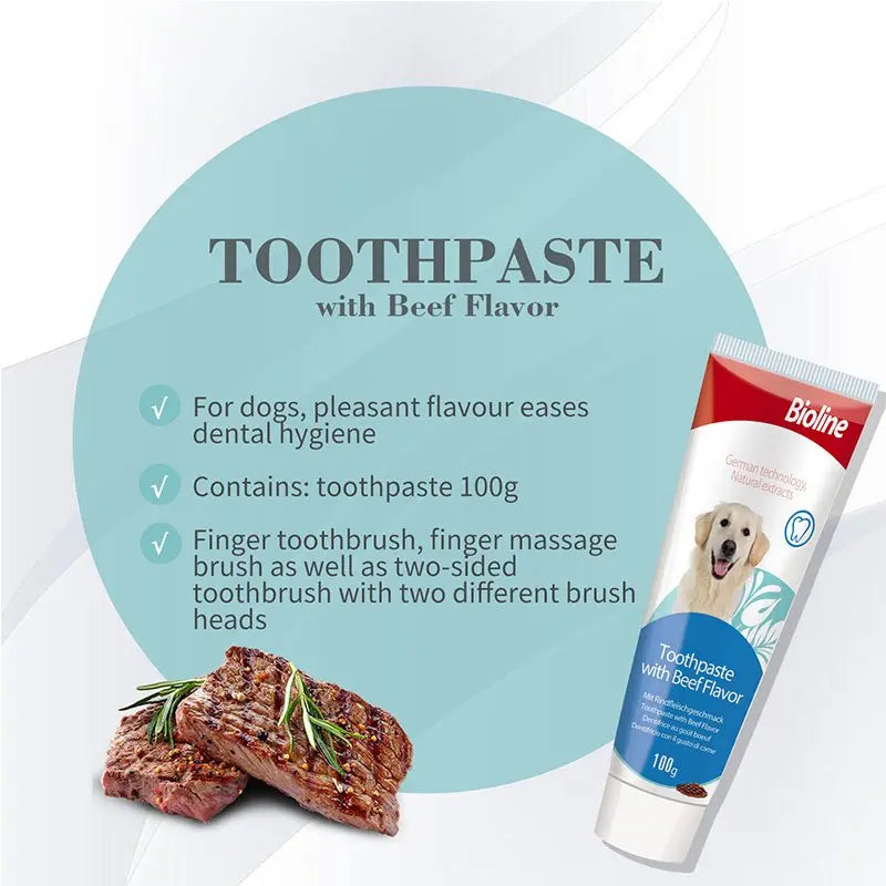 Bioline Dental Care Set[Weight - 100g, Flavor - Beef]