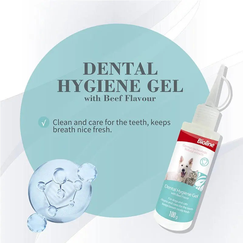Bioline Dental Hygienegel  For Cats & Dogs 100g[Weight - 100g]