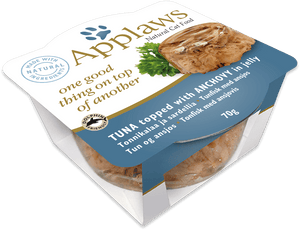 Applaws Tuna Topped with Anchovy in Jelly Adult Wet Cat Food 70g Layer - 70G