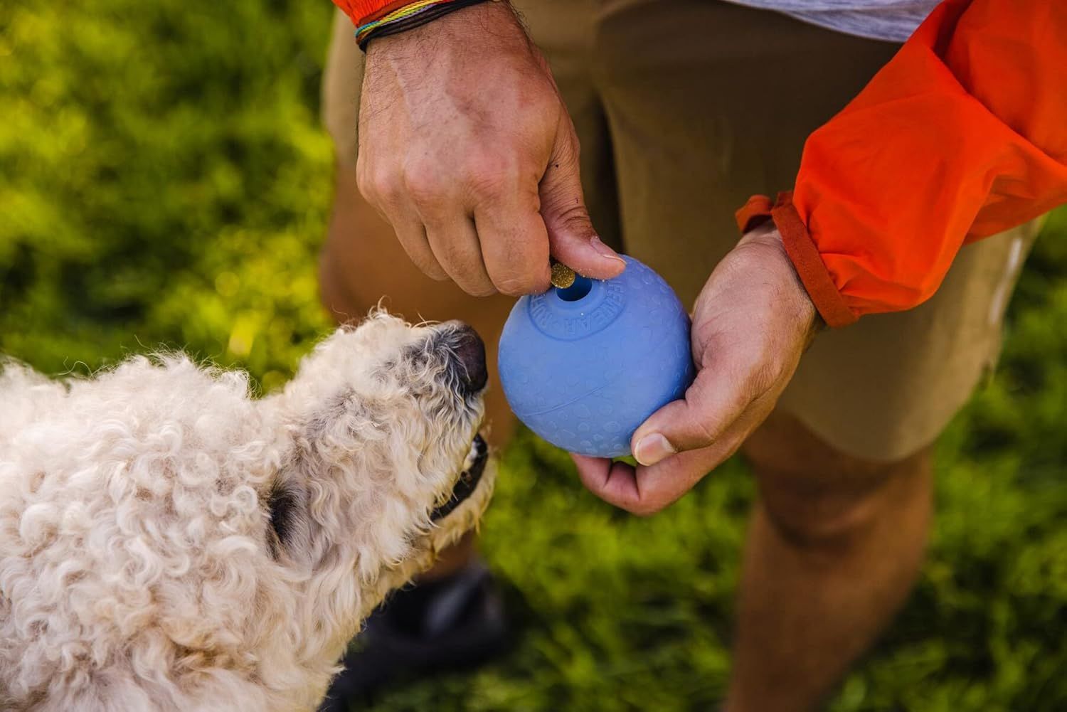 Ruffwear Huckama Rubber Throw Dog Toy  - YELLOW
